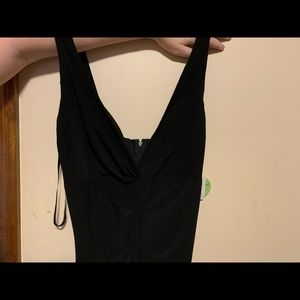 Floor Length Black Windsor Dress